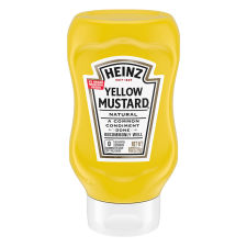 Heinz 100% Natural Yellow Mustard, 8 oz Bottle