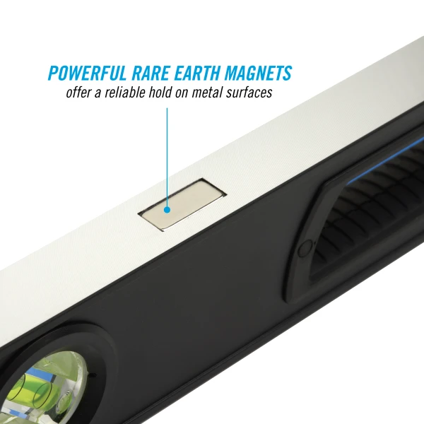 5200-0024M 24-inch Professional-Grade Magnetic Aluminum Box Level