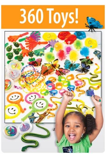 Toys Kids Love Stickers® 360 per Pack Super Prize Pack of Toys