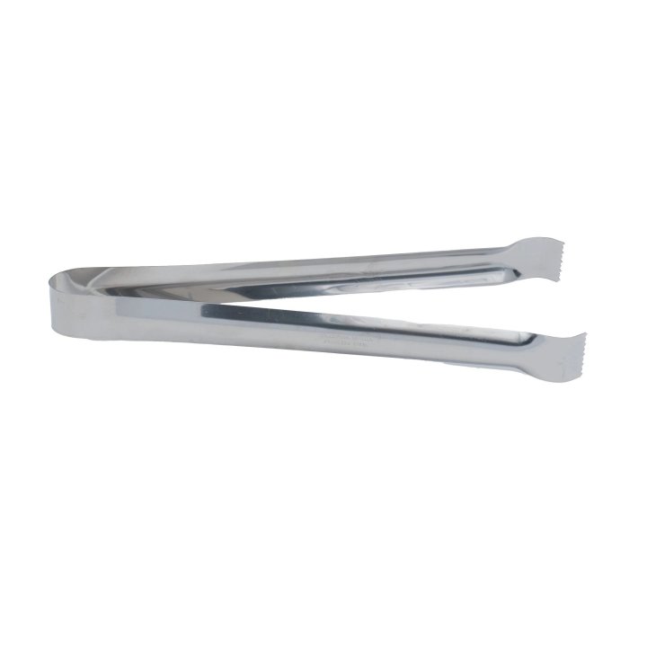 12-inch economy stainless steel pom tongs