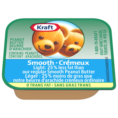  KRAFT Peanut Butter Light Single Serve 18g 200 