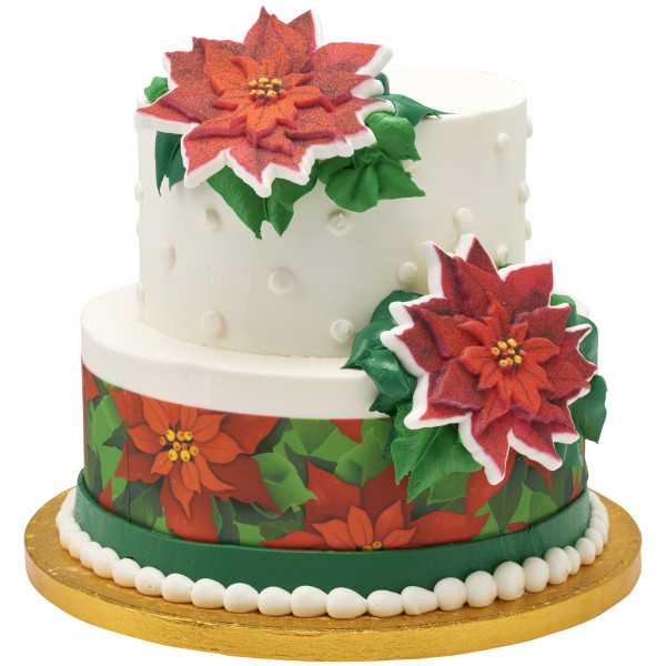 Large Poinsettia Dec-Ons® Decorations