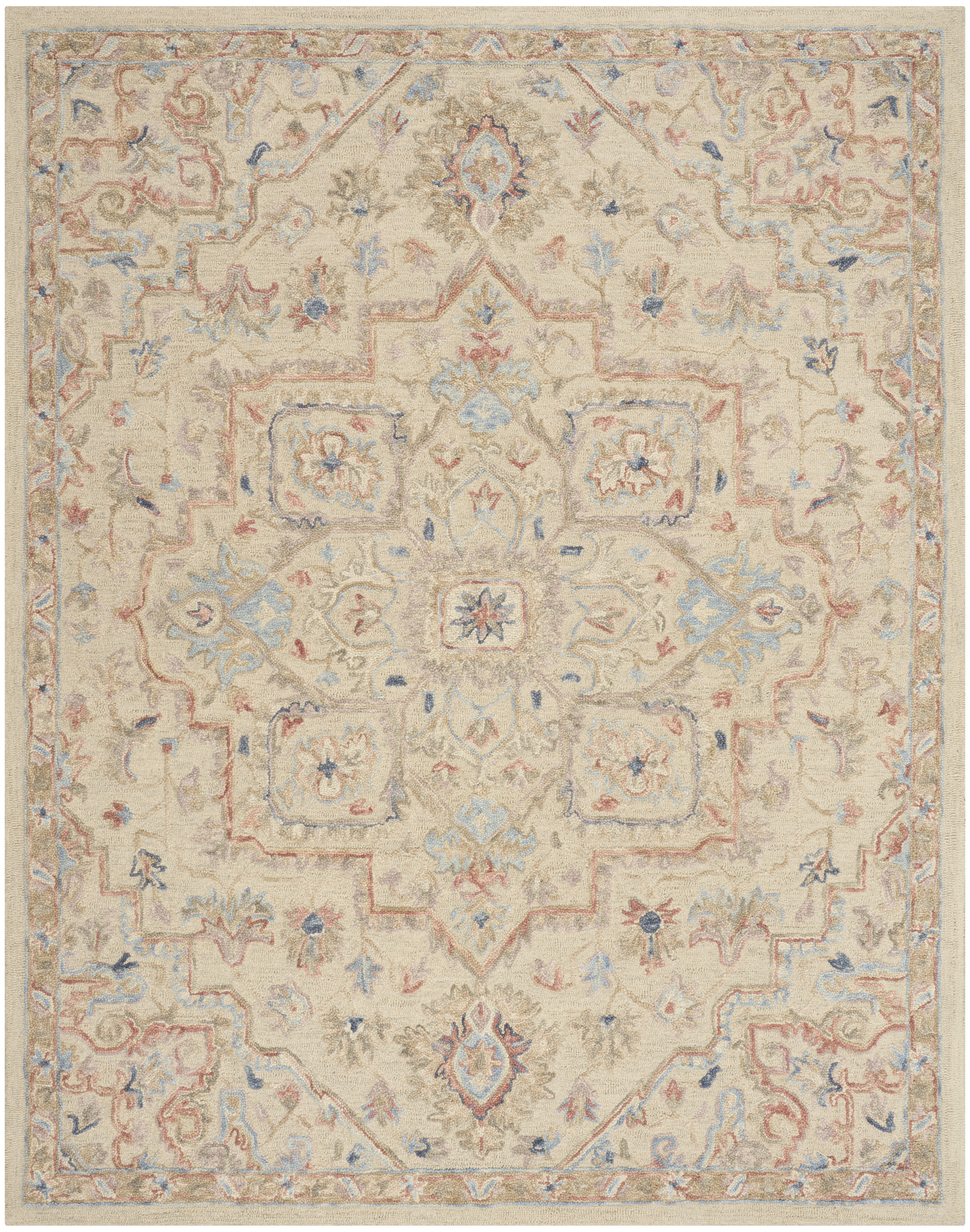 Nourison Maison 9'9" x 13'9" Ivory Vintage Indoor Rug