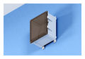 10 in. NEMA 4 Plastic Wi-Fi Access Point Enclosure with Hinged Clear Door