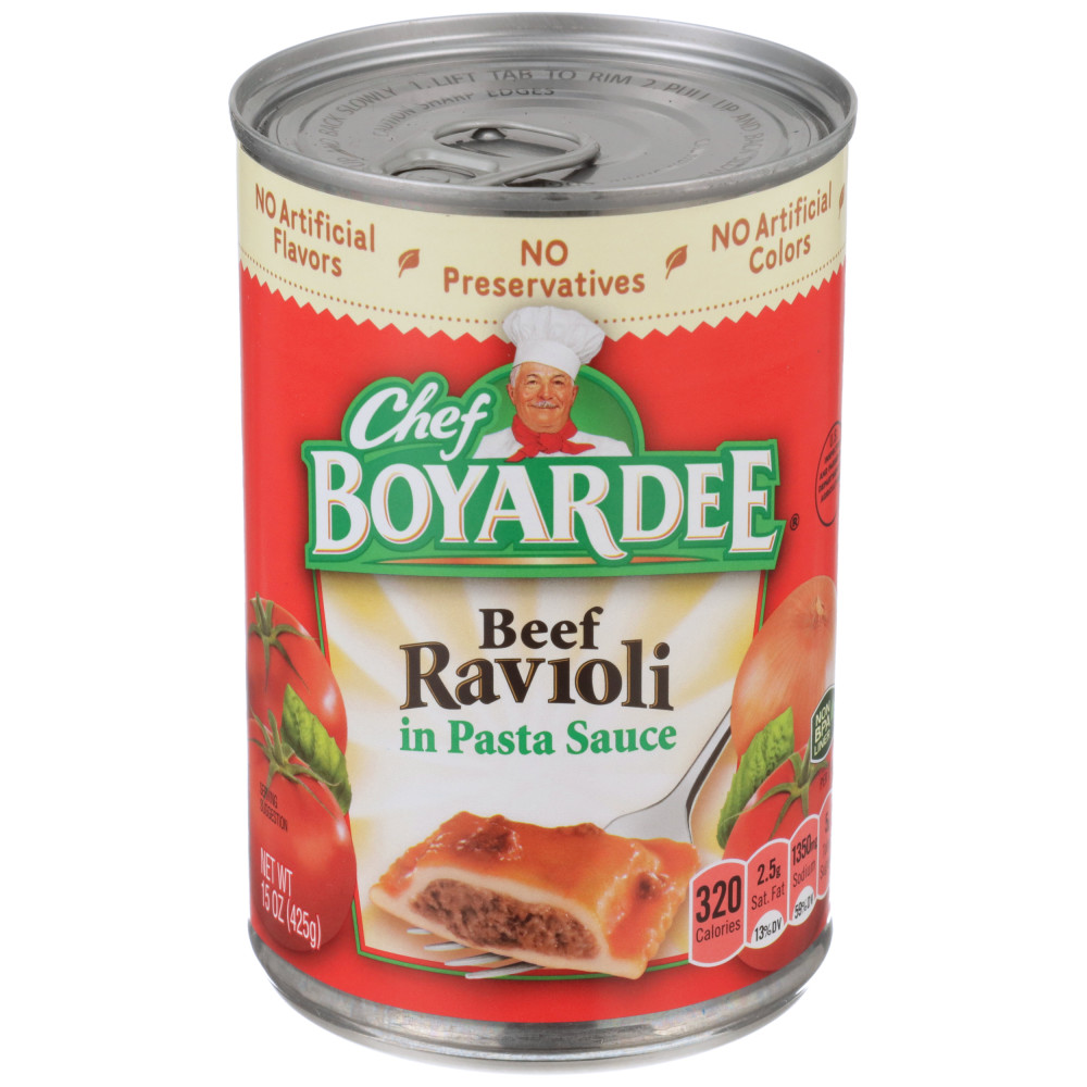 CHEF BOYARDEE BEEF RAVIOLI 15 OZ | Conagra Foodservice