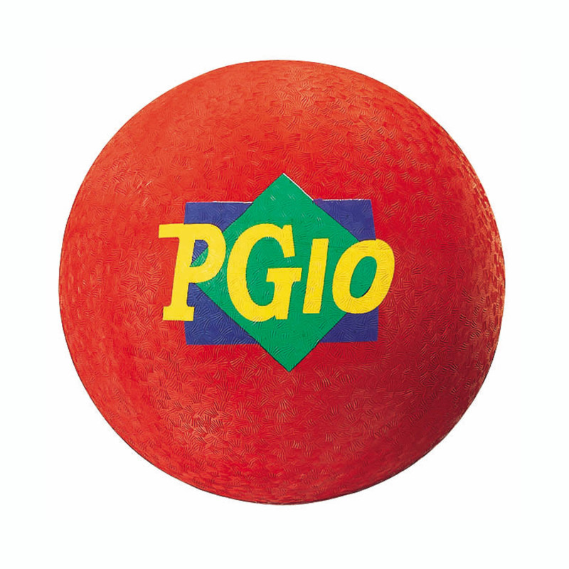 Playground Ball, 10" Diameter, Red