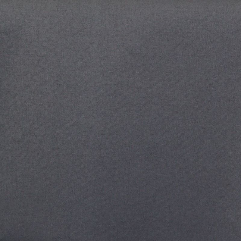 Dark gray woven fabric panel filling the frame, lying flat and even; displaying subtle grain and uniform tone; close-up, neutral lighting with no visible surroundings or features.