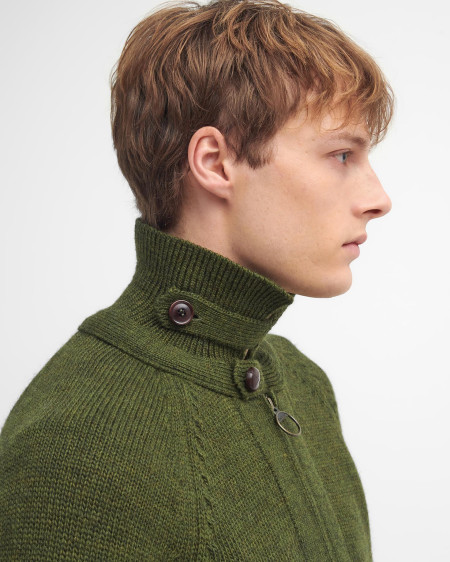 Barbour x TO KI TO Paxman Zip-Up Jumper
