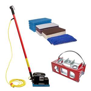 Square Scrub,  Doodle Scrub® EBG-9 Deluxe, 10.50", Orbital Floor Machine