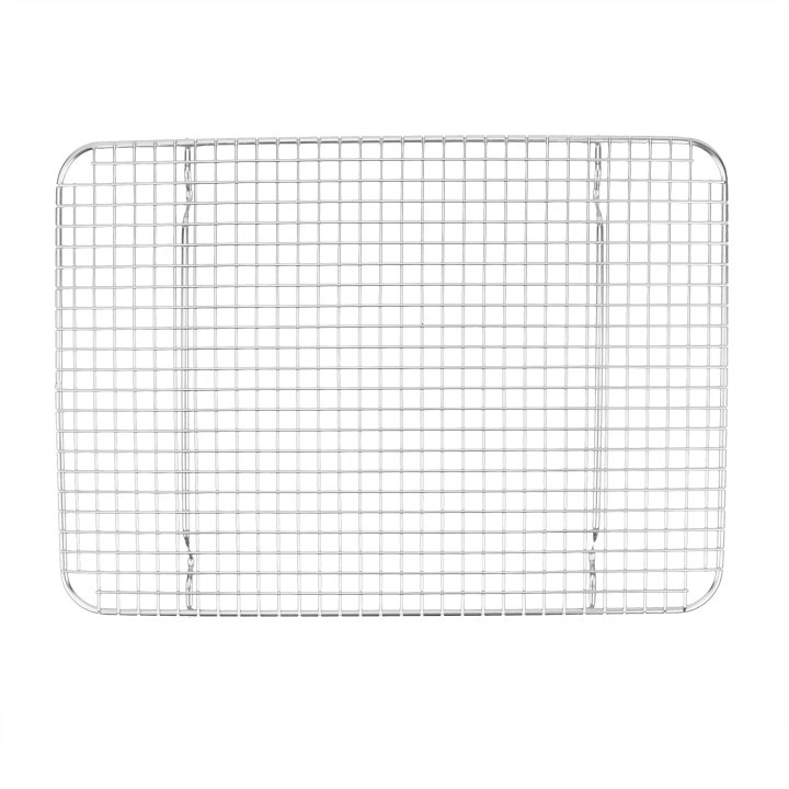 Half-size Super Pan V® stainless steel wire cooling grate for bun/sheet pan