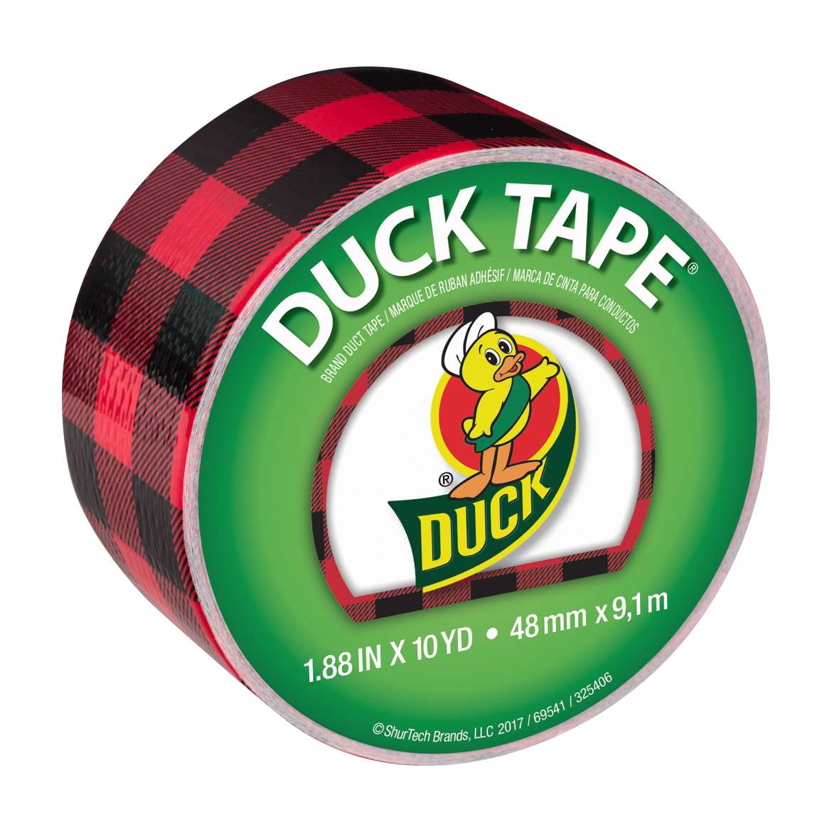 Printed Duck Tape® Brand Duct Tape - Buffalo Plaid, 1.88 in. x 10 yd.