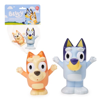 Swimways Bluey Water Squirties Water Toys, Kids Pool & Beach Supplies for Outdoor Games, Bluey Toys for Kids Aged 3 & Up, Bluey & Bingo 2-Pack