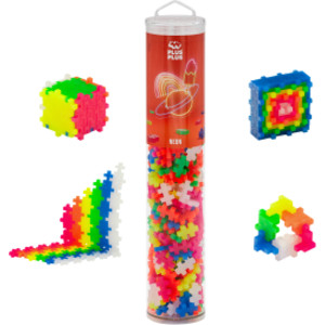 Building Blocks 240-Piece Tube, Neon