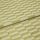 Folded green-and-cream checkered rug, raised pile squares forming a staggered grid; folded edge overlapping, displaying tufted texture and subtle wear in a close-up, evenly lit studio view.