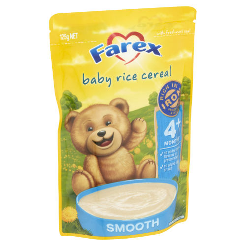  Farex® Baby Food Rice Cereal 4+ months 125g 