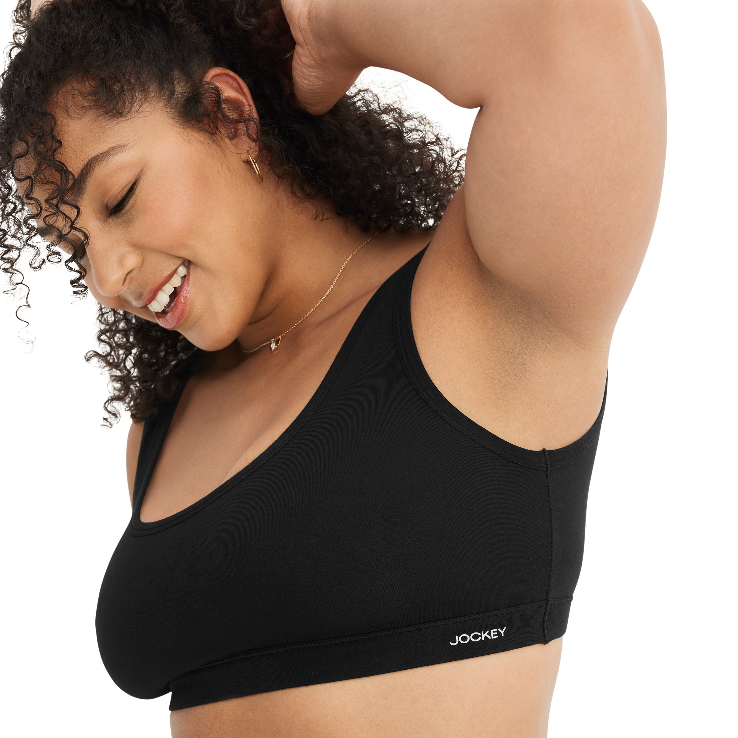 Jockey Women's Organic Cotton Stretch Tank Strap Bralette - Picture 7 of 61