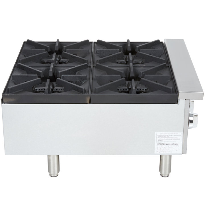 24-inch 4-burner Cayenne® countertop gas hot plate