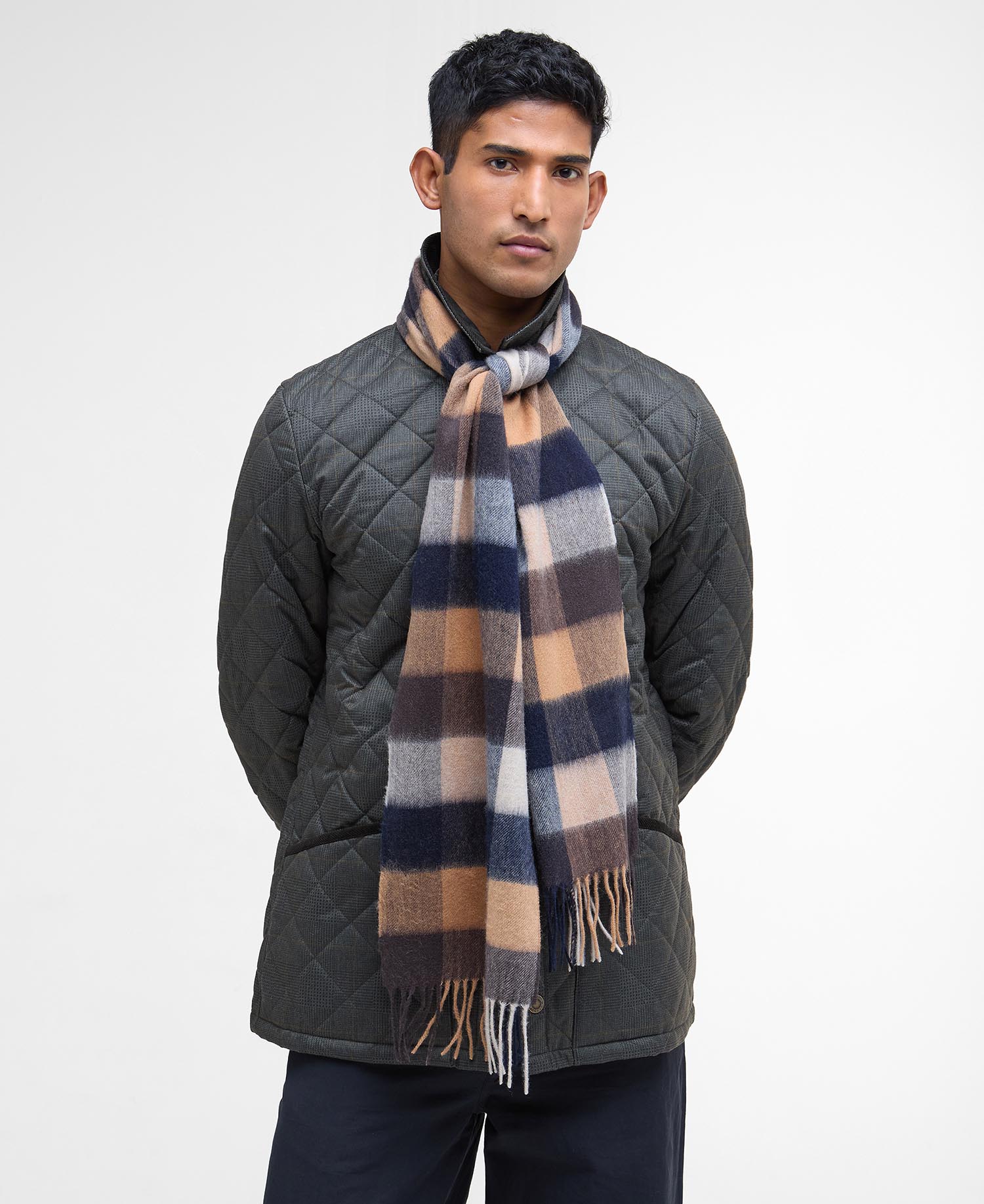 Large Tattersall Scarf image number 0