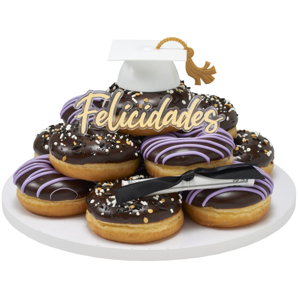 White Grad Cap With Tassel Layon