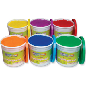 Modeling Dough, 6 Assorted Colors, 3.3 lb. Per Color, 6 Pieces
