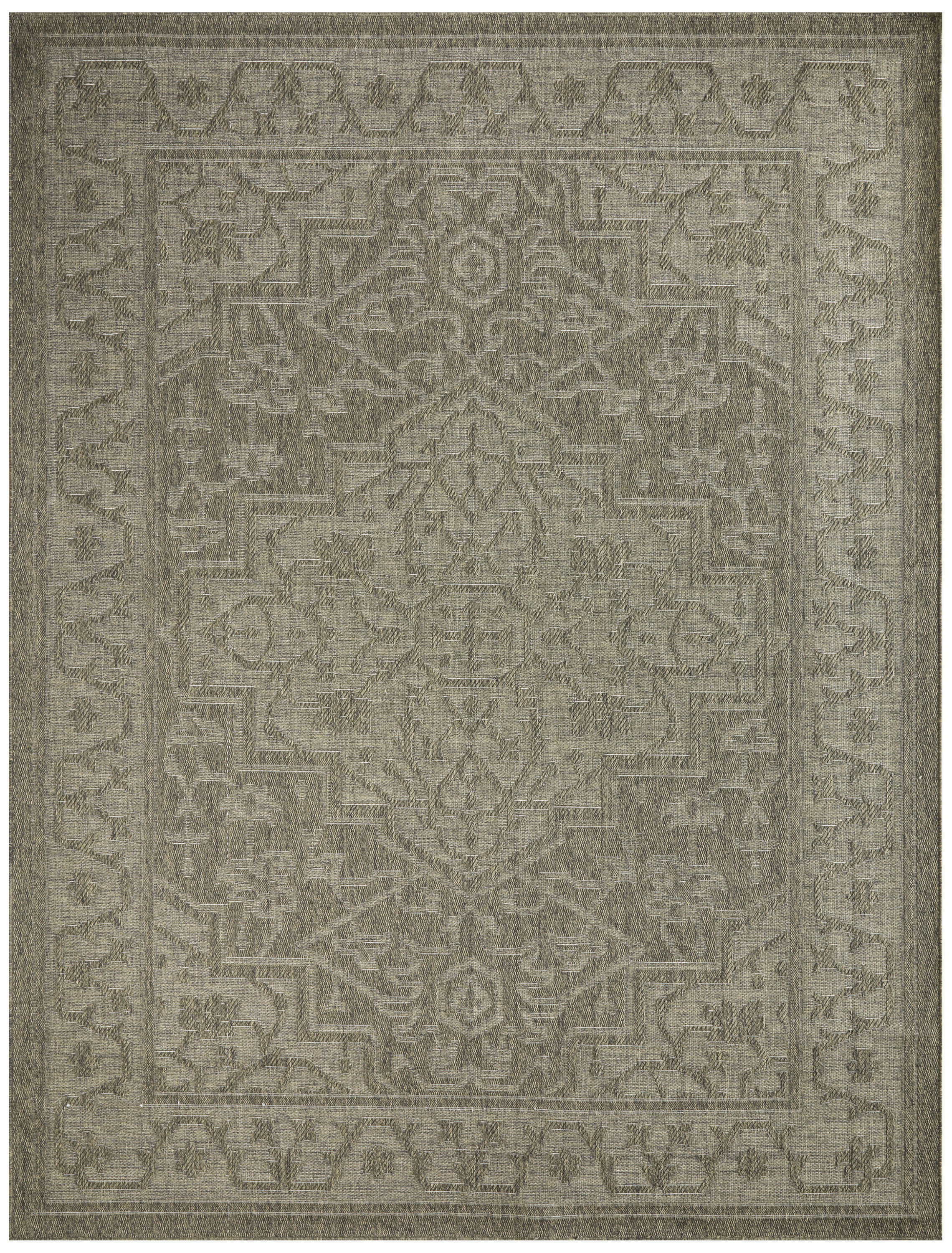 Nourison Tulum 8' x 10' Olive Outdoor Rug