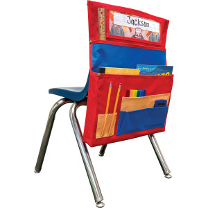 Red, Blue & Orange Chair Pocket - For Standard-Sized Chairs