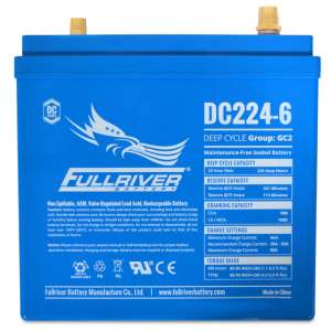 Fullriver Battery, DC224-6 Premium Deep Cycle AGM Battery