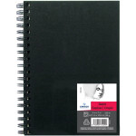 Canson Artist Series Sketch Art Book Black Cover Wire Binding 80 Sheet 5X7  inch 1 Count