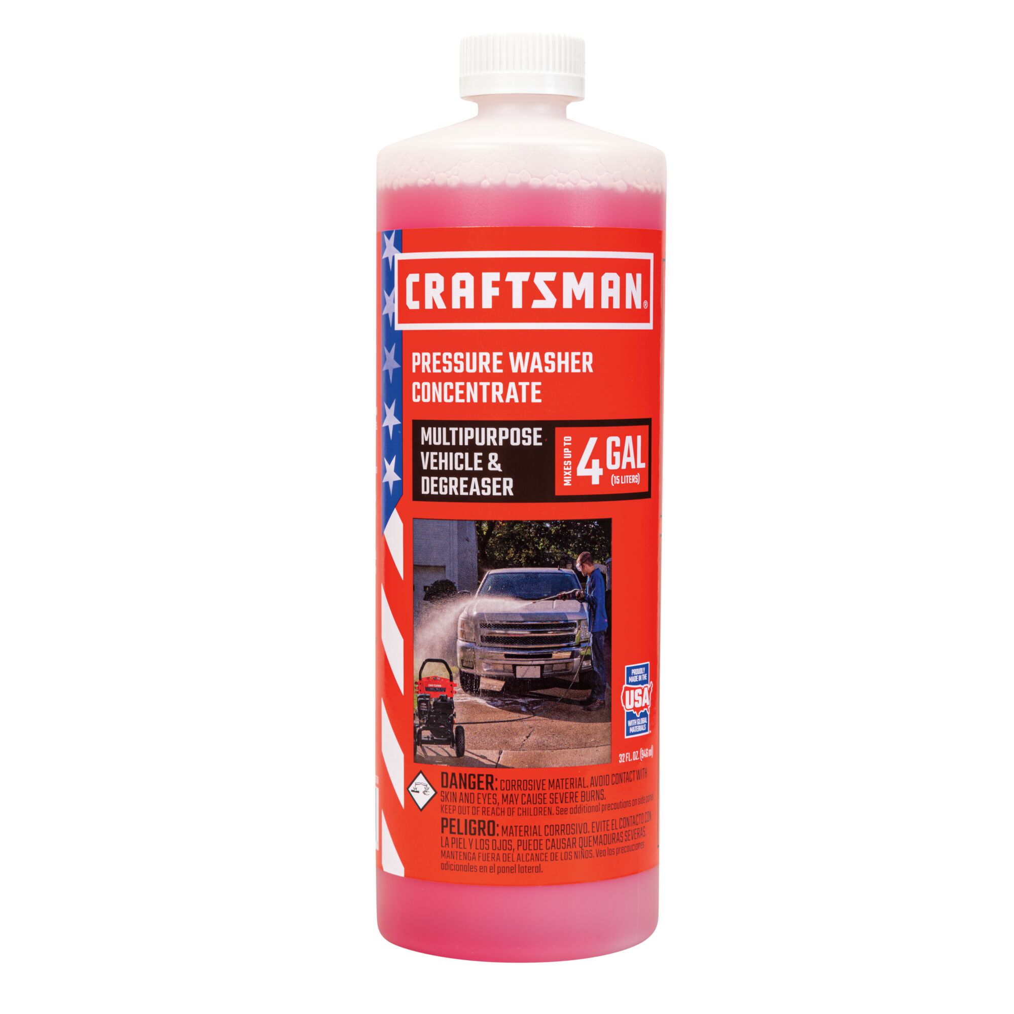 Multipurpose vehicle and degreaser pressure washer concentrate.