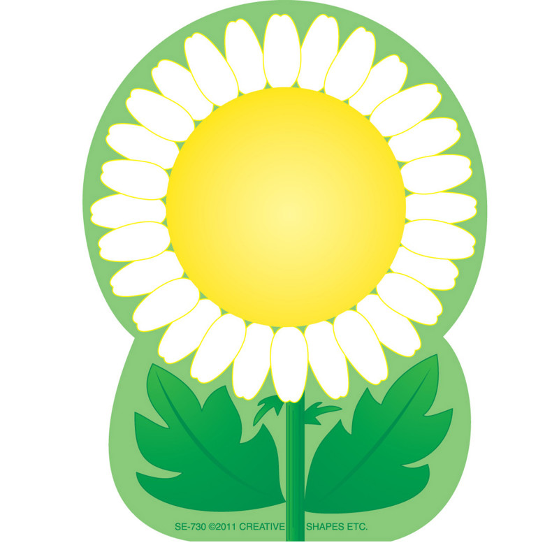 Creative Shapes Notepad, Daisy, Mini
