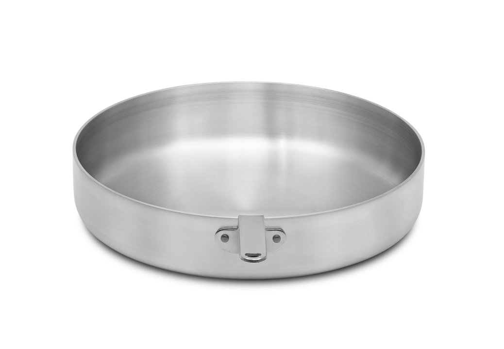 7 ½-quart Wear-Ever® aluminum sauté pan with natural finish and plated handle