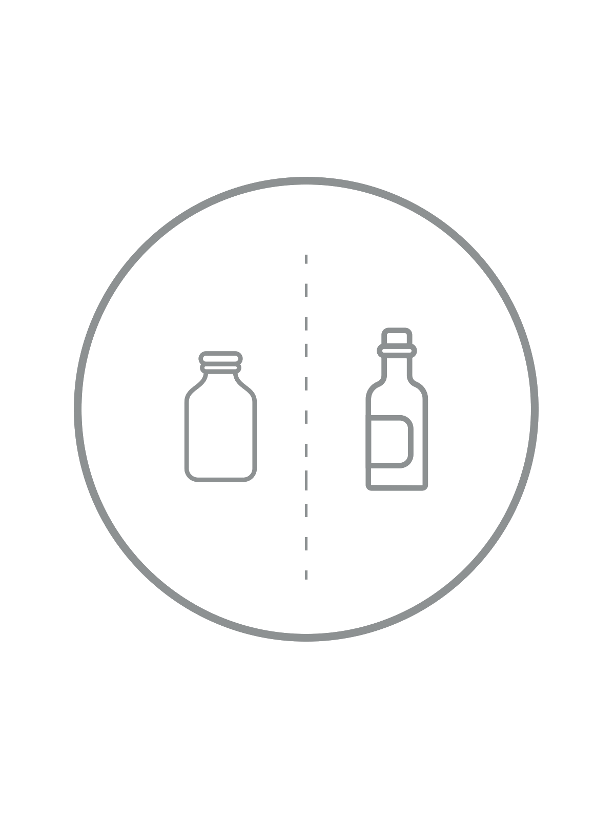 SPECTRUM – Label – Glass – Clear-Silver