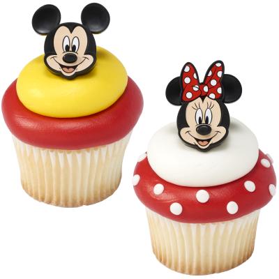 Mickey Mouse and Minnie Mouse Cupcakes