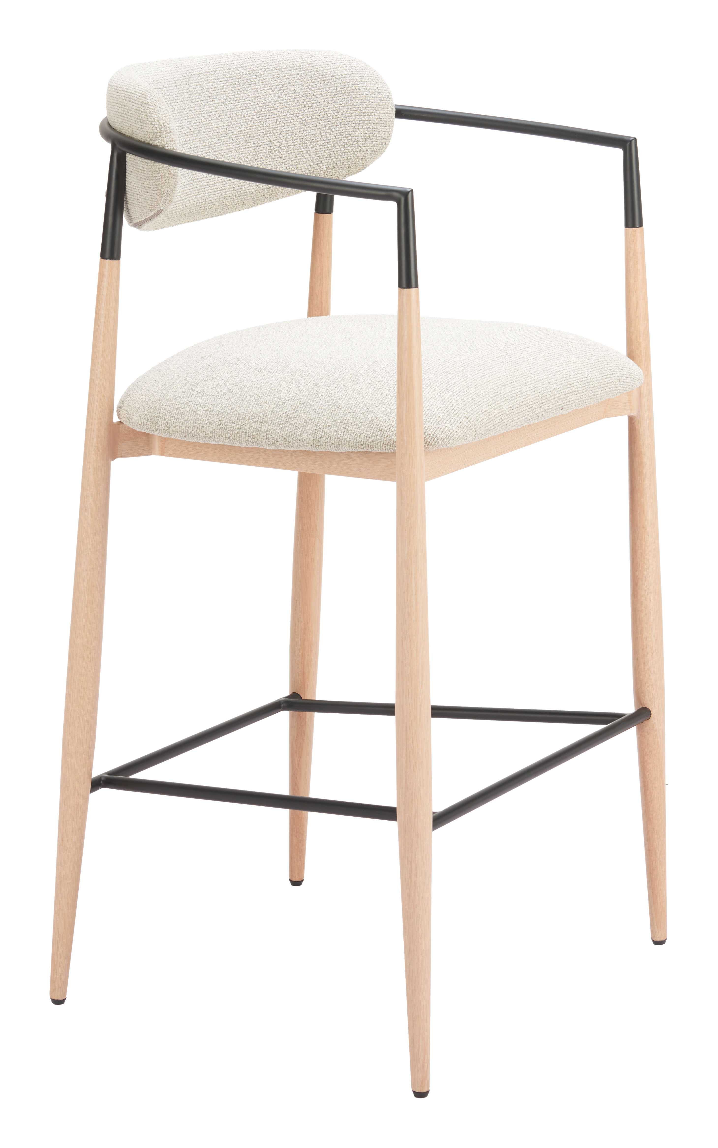 Equinox Barstool Oyster Gray & Natural product image