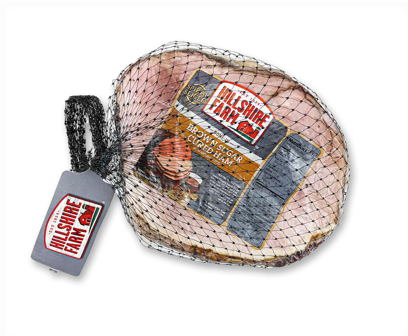 Hillshire Farm® Bone-In Brown Sugar Cured Spiral Sliced Half Ham with Natural Juices (4 Count)_image_21