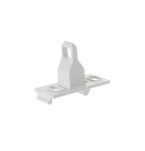 Clothes washer door plunger