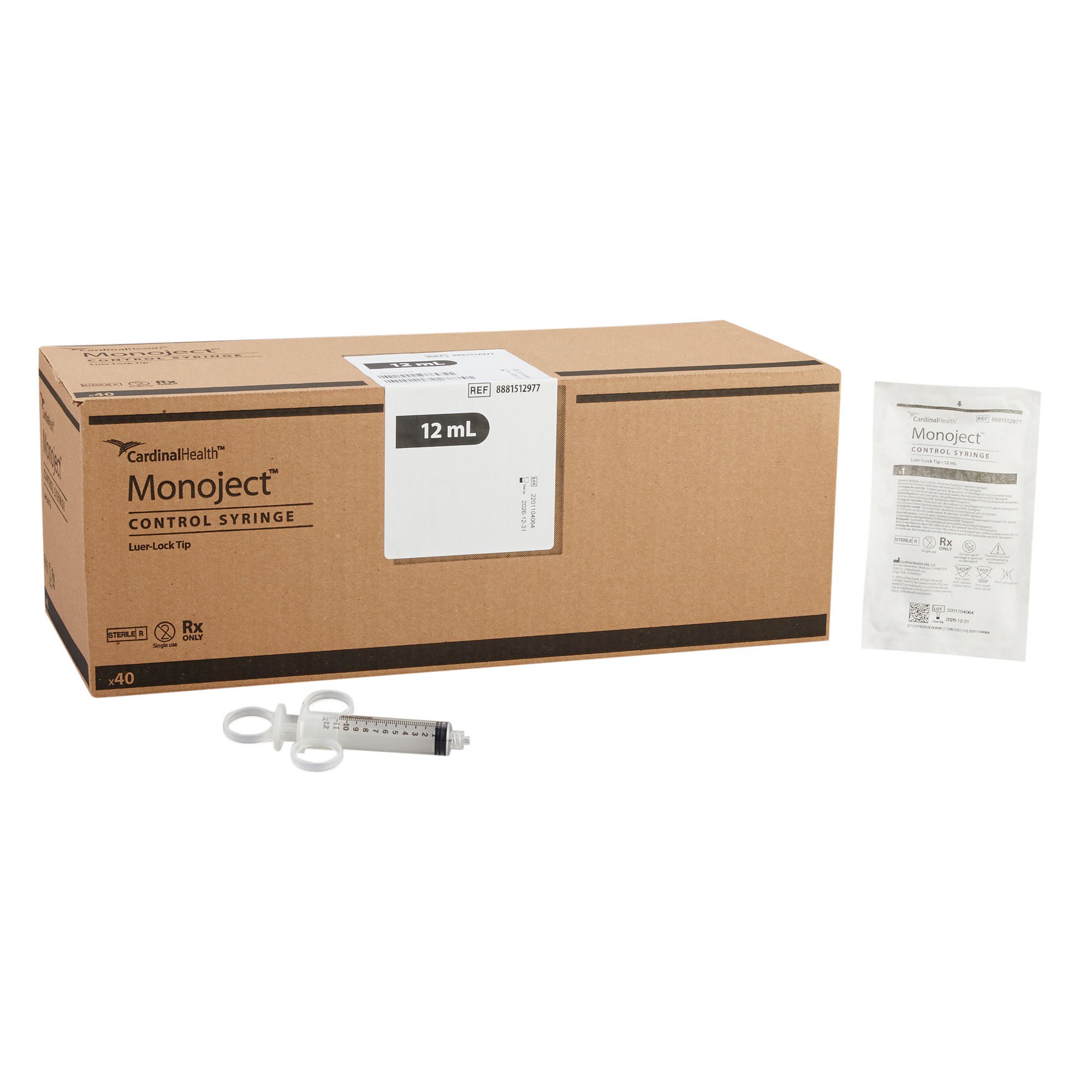 Monoject™ Control Syringe, 12 mL