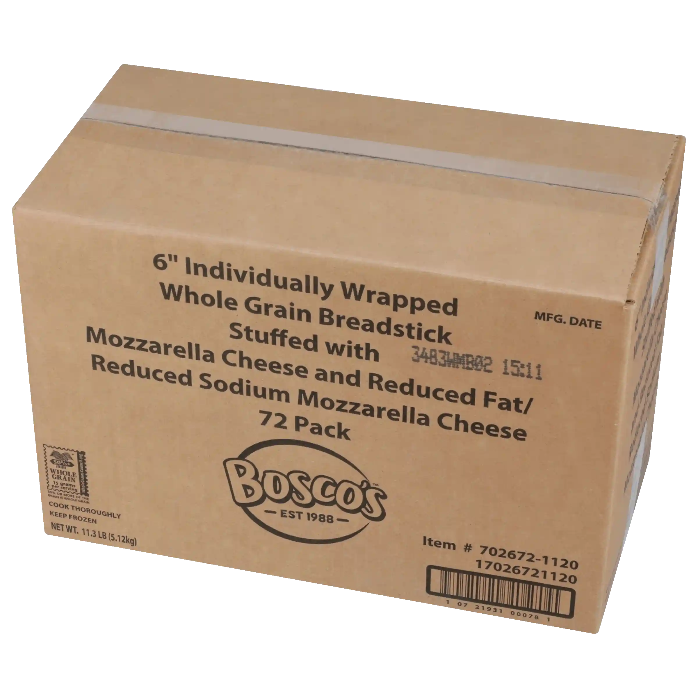 Bosco® Individually Wrapped Whole Grain Cheese Stuffed Breadsticks, 2.50 oz._image_5