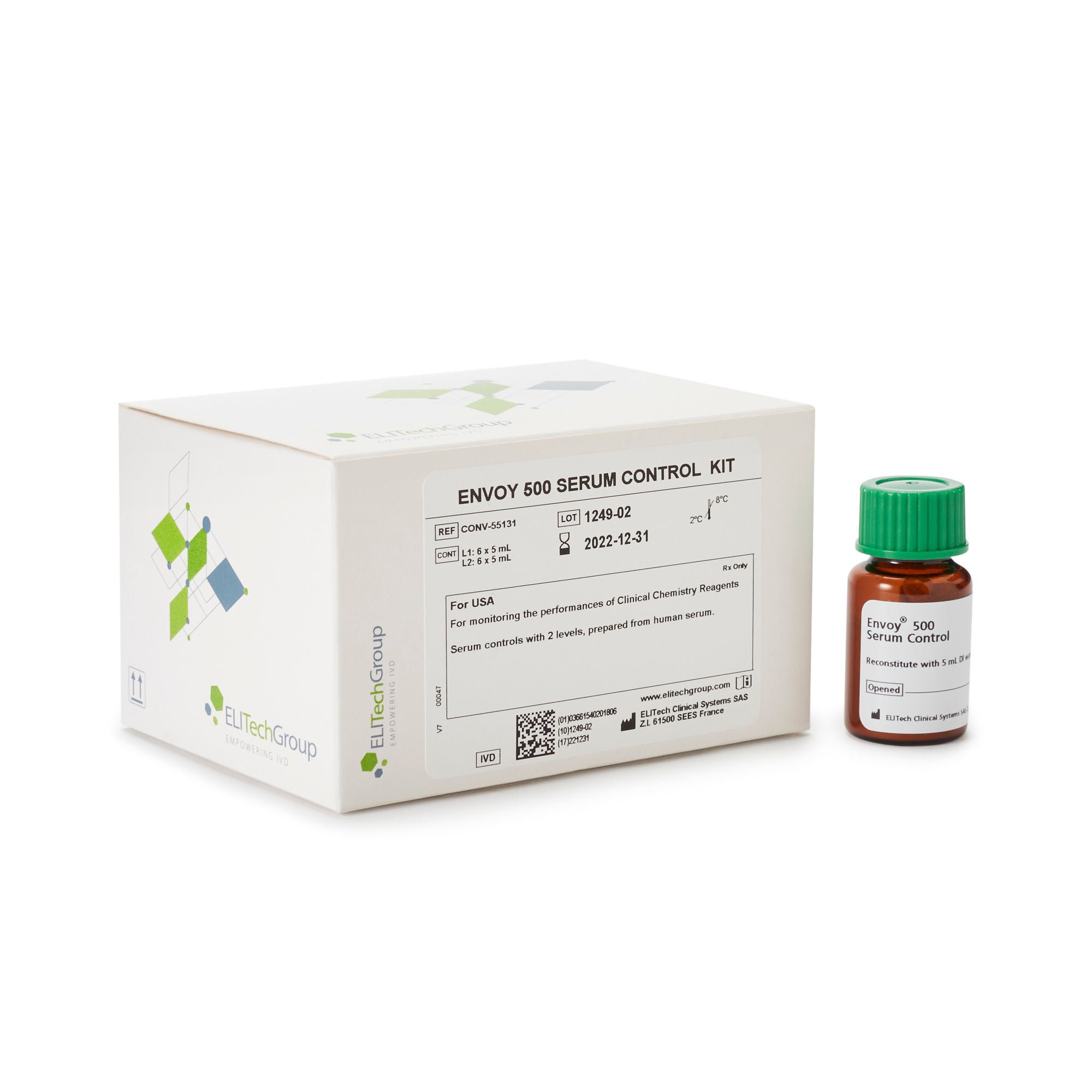 Clinical Diagnostic Solutions CONTROL, SERUM F/ENVOY 2X6X5MLNORMAL/ABNORMAL 55131