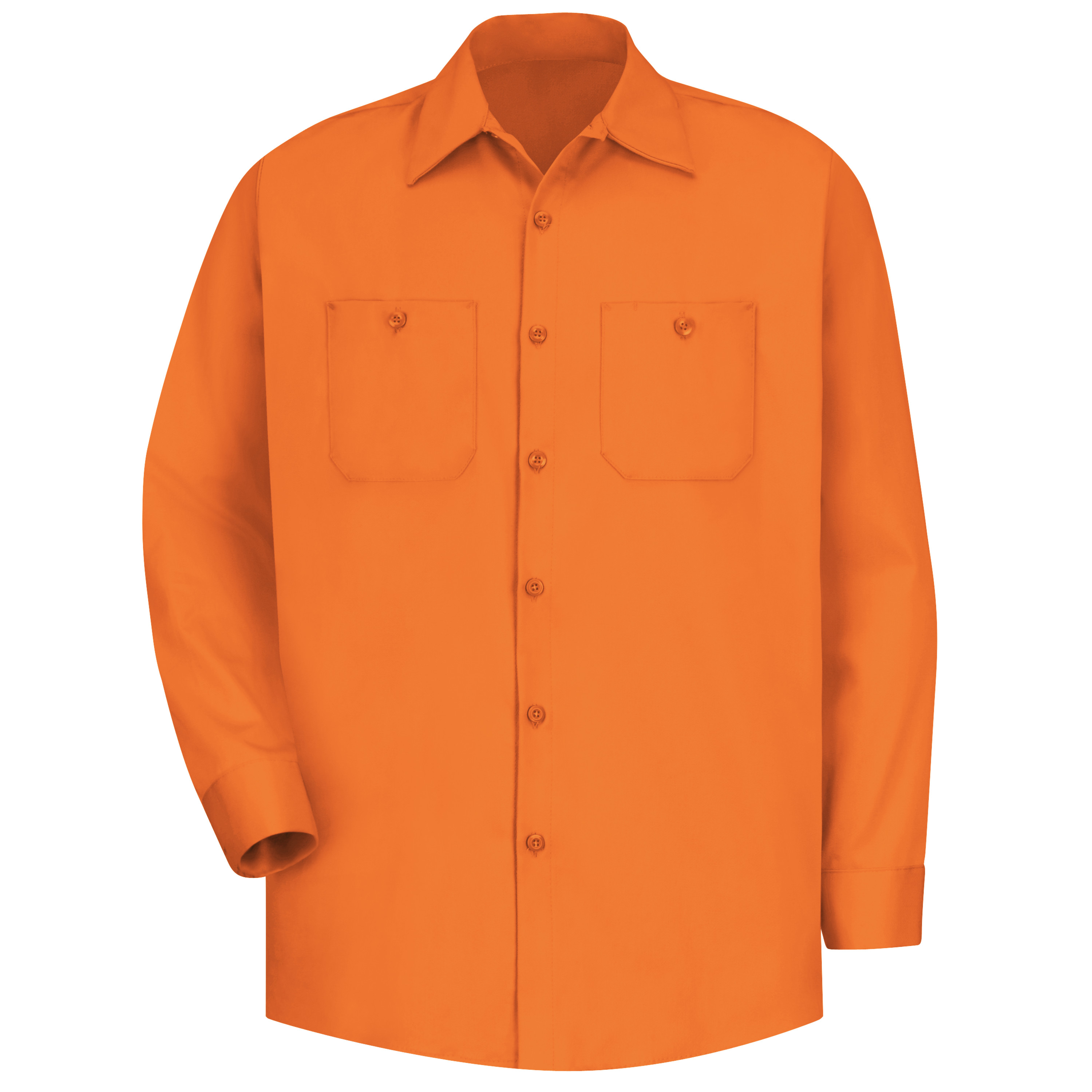 Red Kap Men's Long Sleeve Wrinkle-Resistant Cotton Work Shirt - Picture 26 of 37