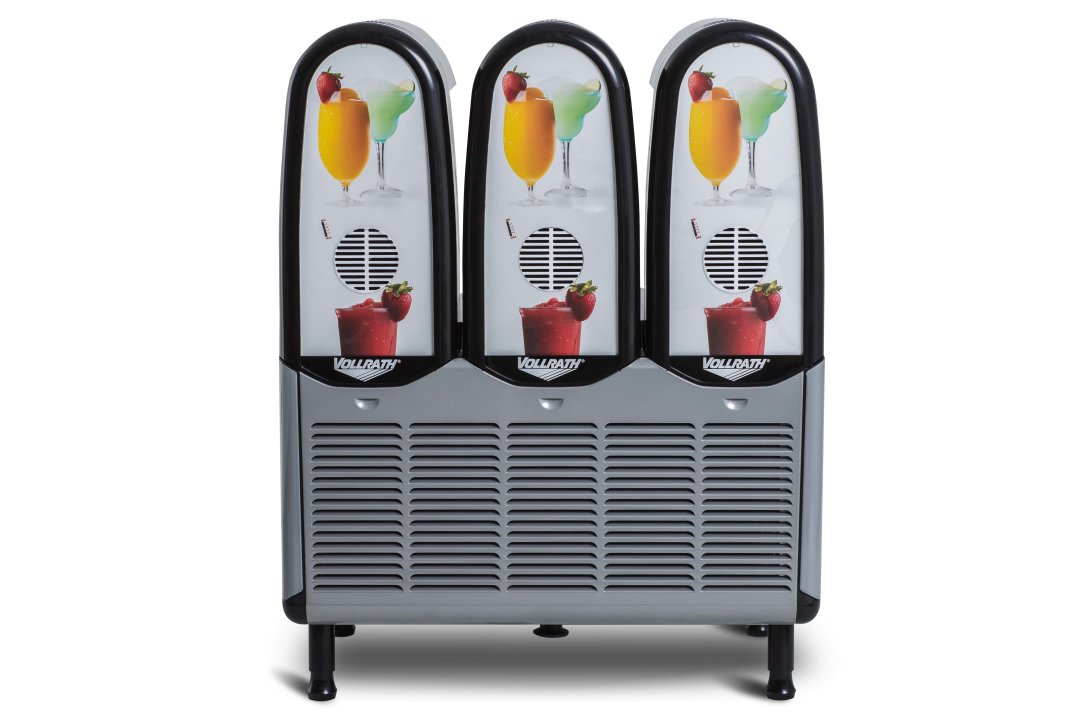 120-volt frozen-beverage machine three 2.6-gallon (10-liter) bowls and Auto-Fill kit compatibility