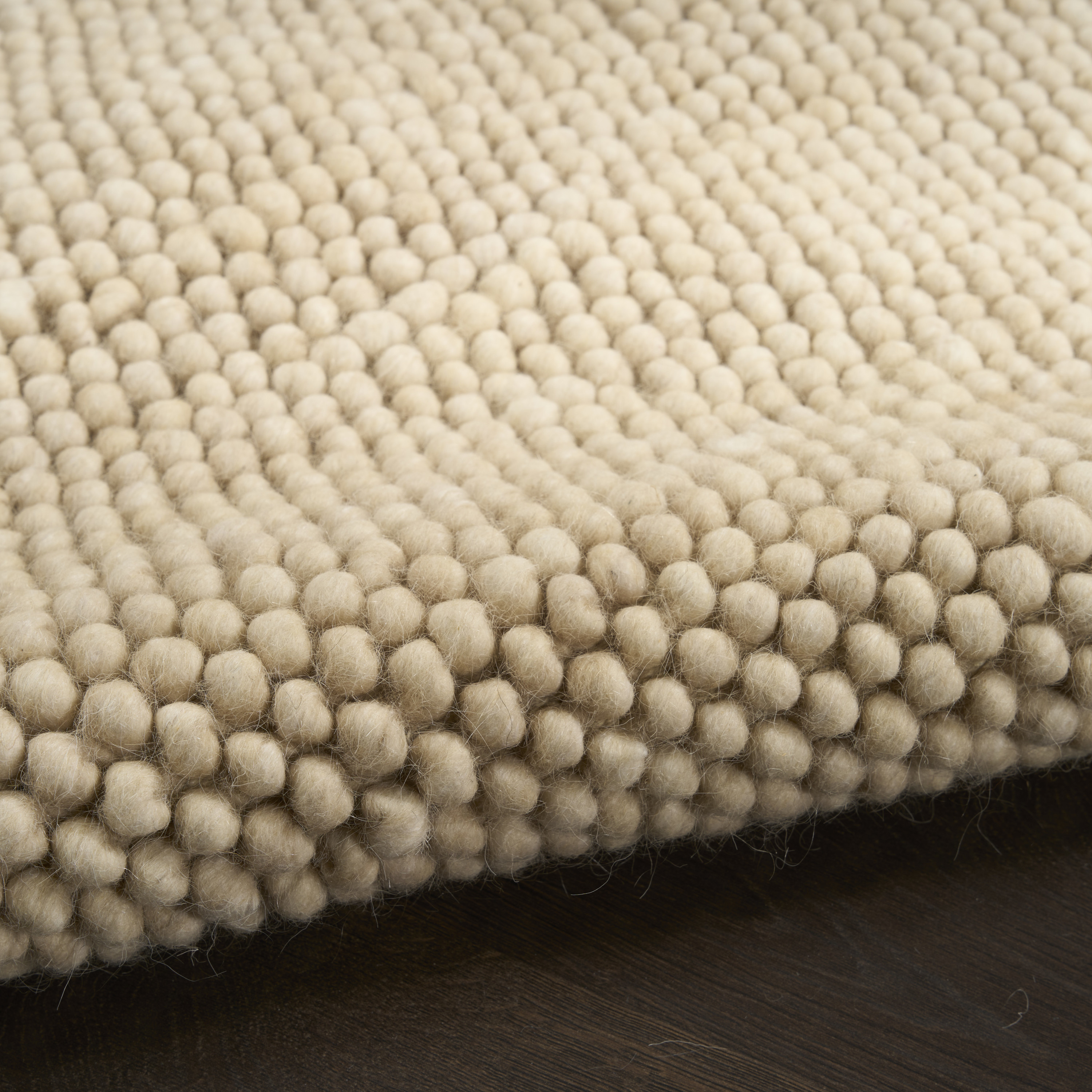 DKNY Pure Knots 9'9" x 13'9" Beige Modern Indoor Rug