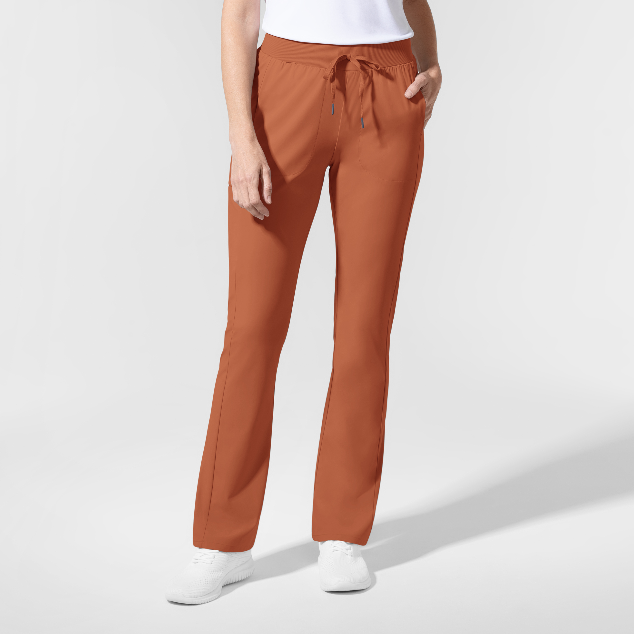 AURA Women‘s Grace Mid Rise Bootcut Scrub Pant-Wonder Wink