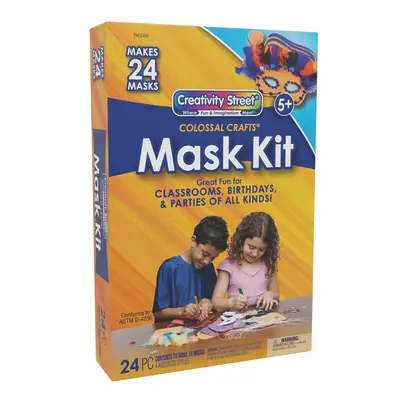 Creativity Street  Colossal Crafts Masks Kit, Assorted Colors,  Assorted Sizes, 1 Kit