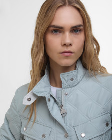 Halsey Quilted Jacket Light Steel/Silver Birch