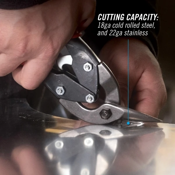 610FL 10-inch Offset Left Aviation Snip