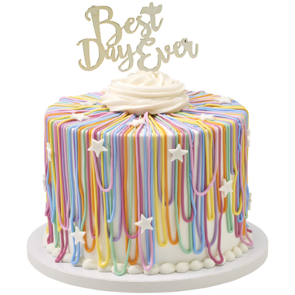 Best Day Ever Assortment Plastic Candle Holder