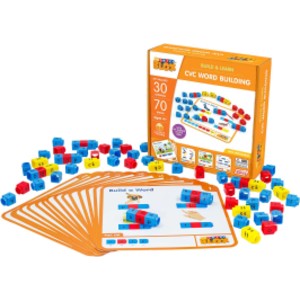 CVC Word Building - Rainbow Phonics, Phase 2