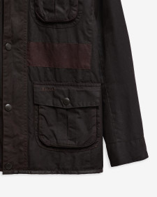 Barbour Re-Loved Corbridge Waxed Jacket - Size S Rustic