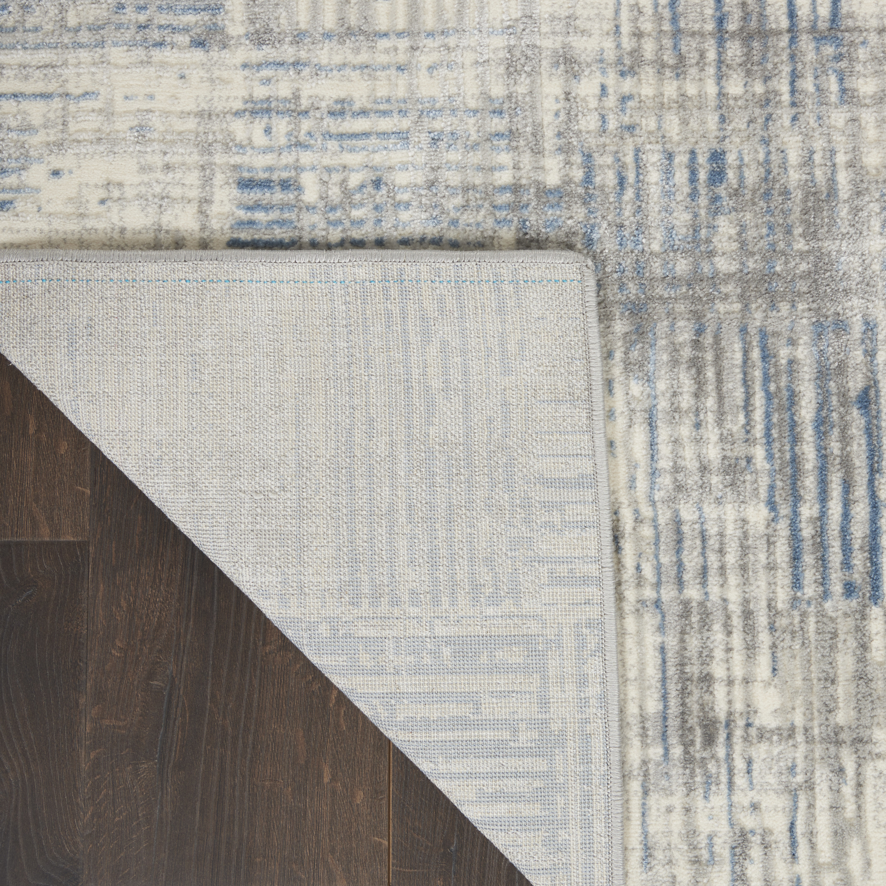 Nourison Solace 8' x 10' Ivory Grey Blue Modern Indoor Rug